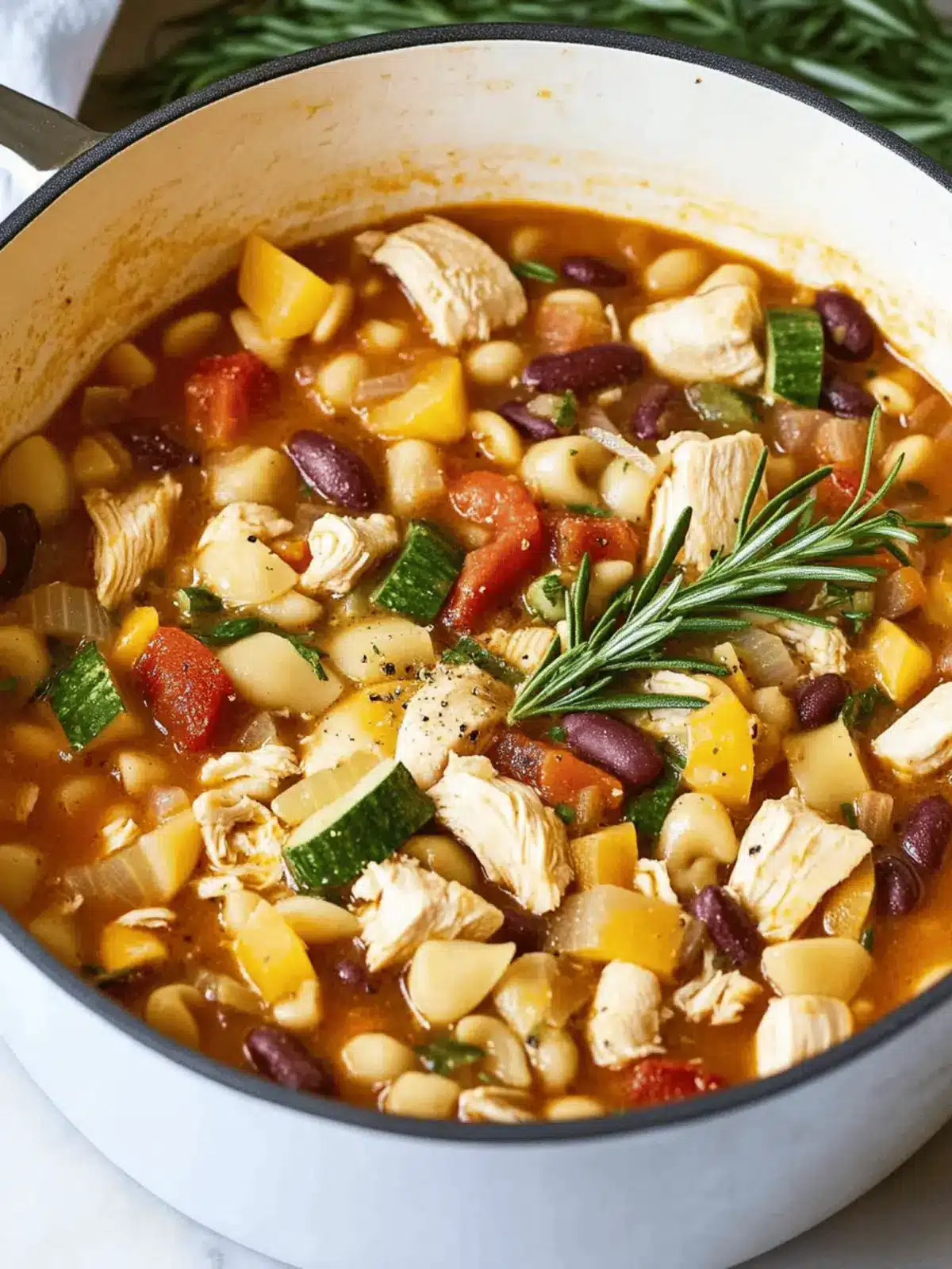 Hearty Chicken Minestrone Soup for Cozy Family Dinners 5 Chicken Minestrone Soup
