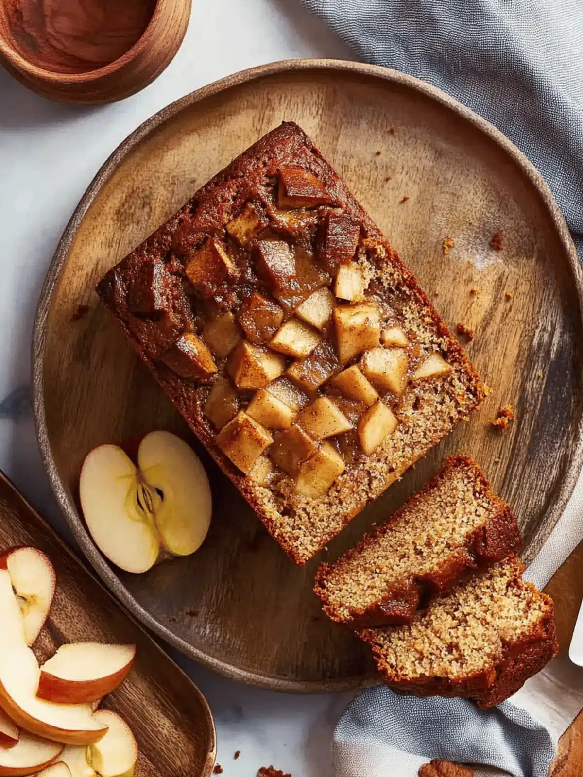 Delicious High Protein Cinnamon Apple Banana Bread Recipe 2 High Protein Cinnamon Apple Banana Bread
