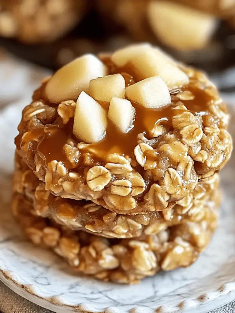 Caramel Apple Oatmeal Cookies