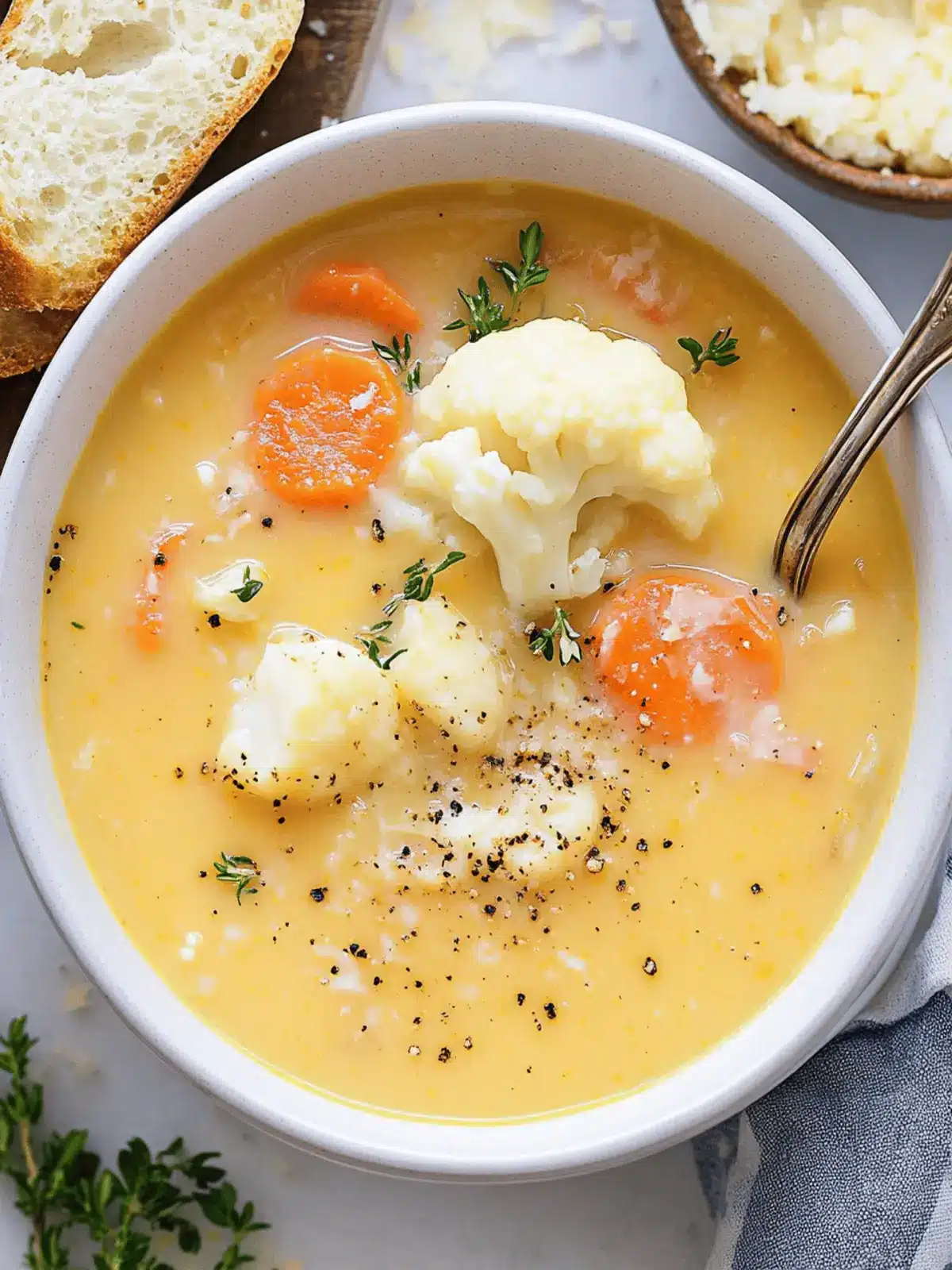 Cauliflower Carrot Soup