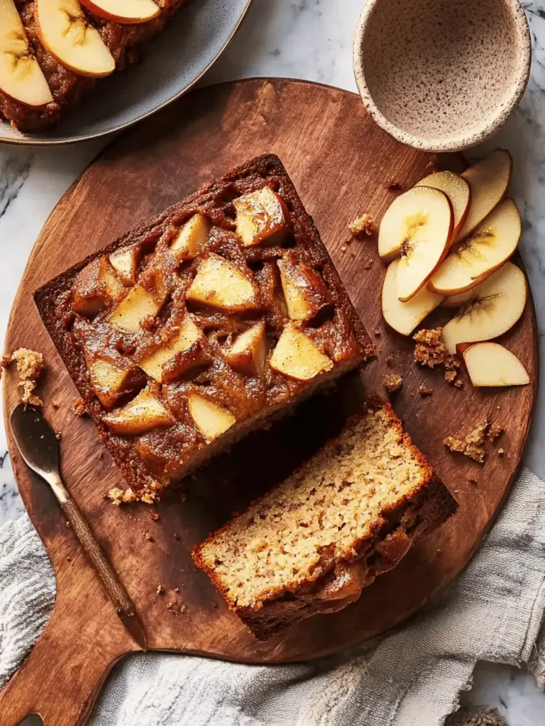 High Protein Cinnamon Apple Banana Bread