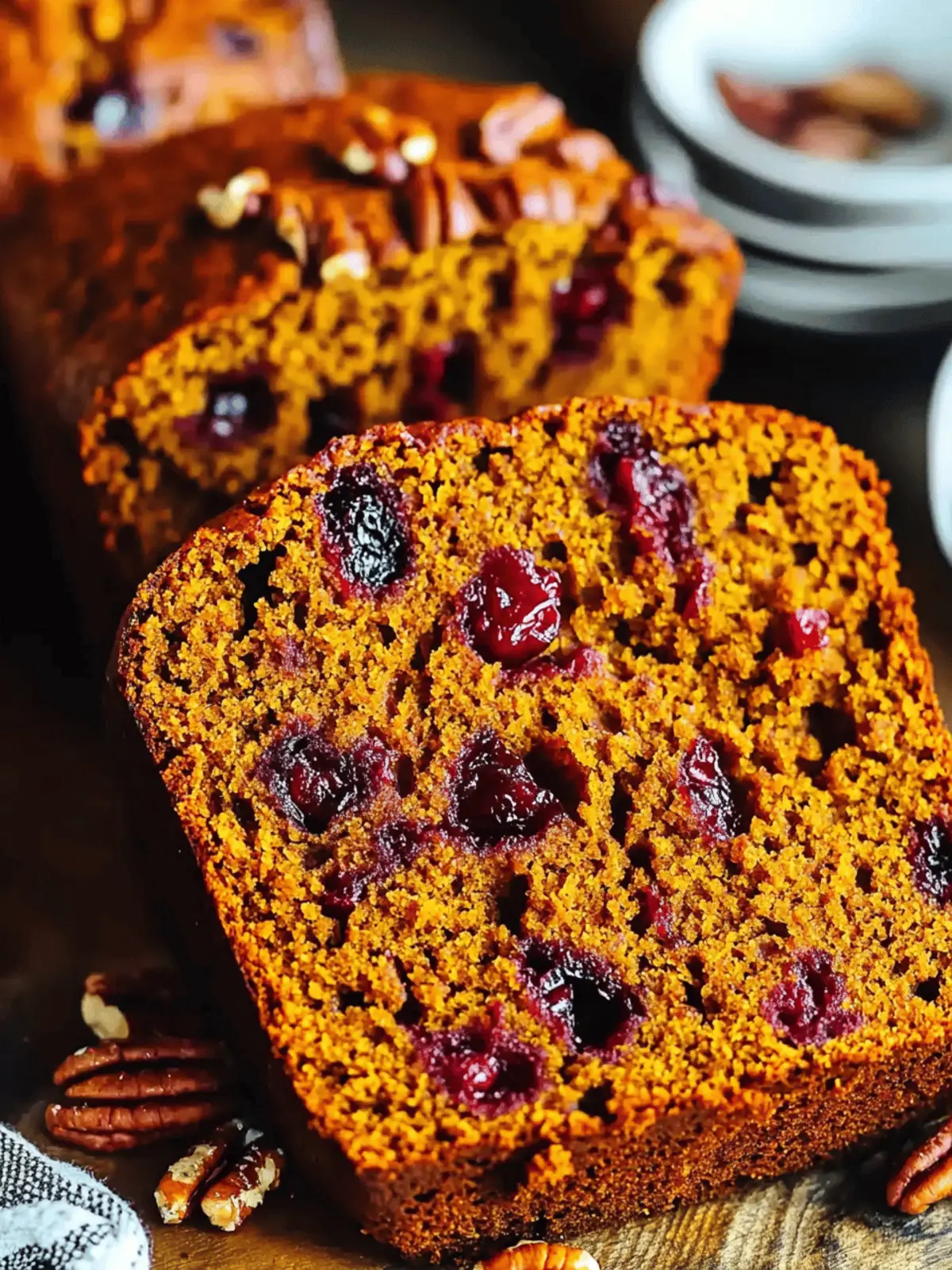 Cranberry Pecan Pumpkin Bread