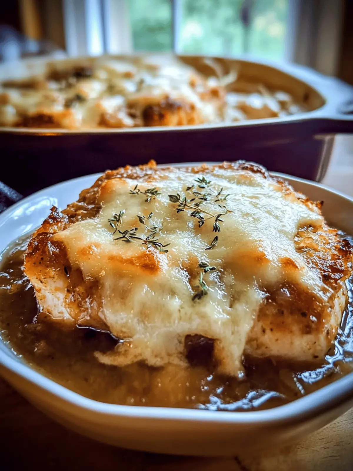 Savory French Onion Chicken Bake for Cozy Family Dinners 2 French onion chicken bake