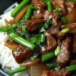 Chinese Beef and Onion Stir Fry