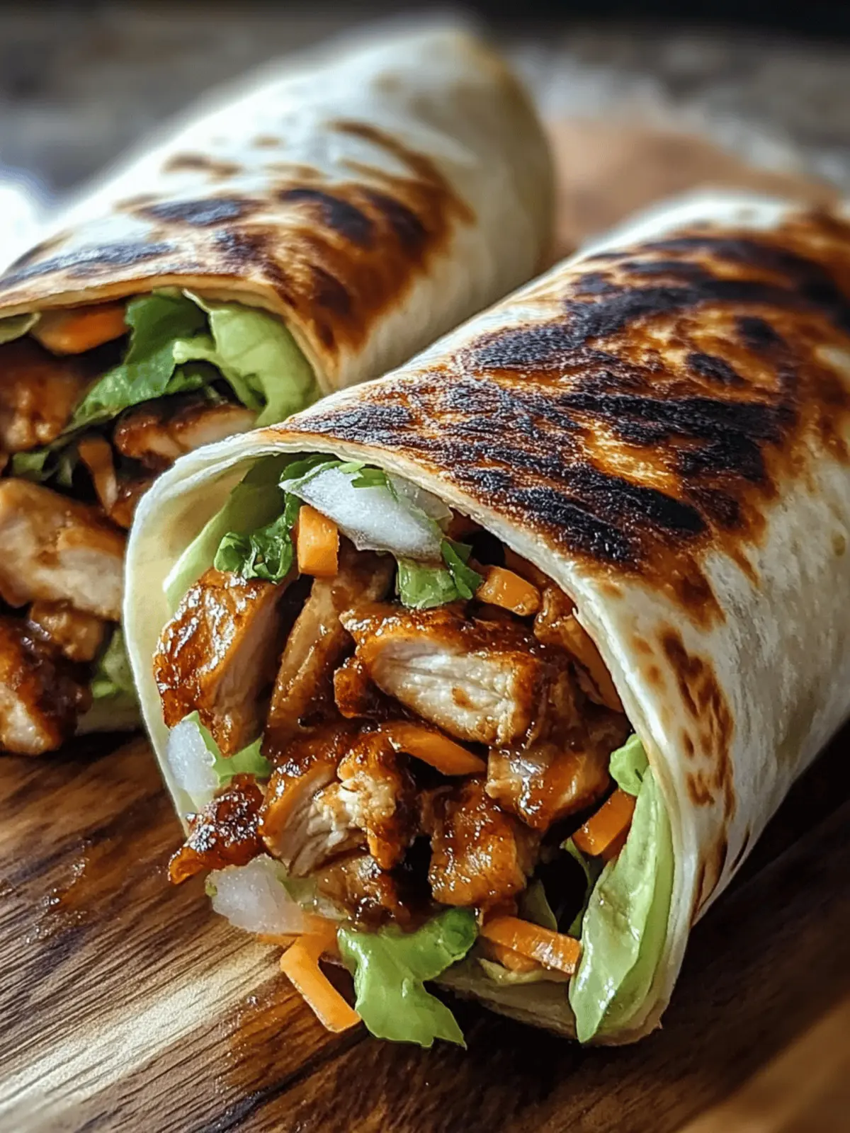 Teriyaki Chicken Wrap Recipe