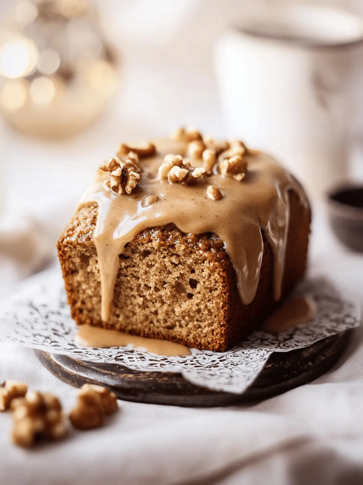 Coffee and Walnut Loaf Cake
