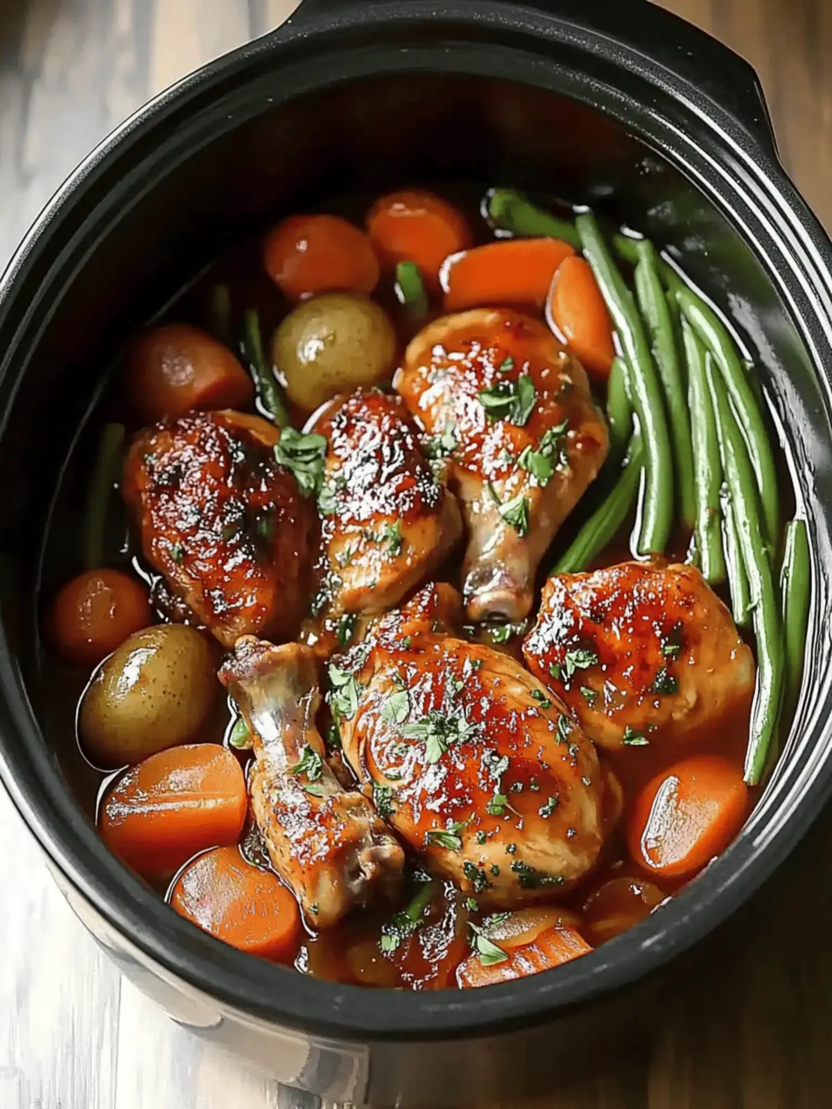 Slow Cooker Honey Garlic Chicken