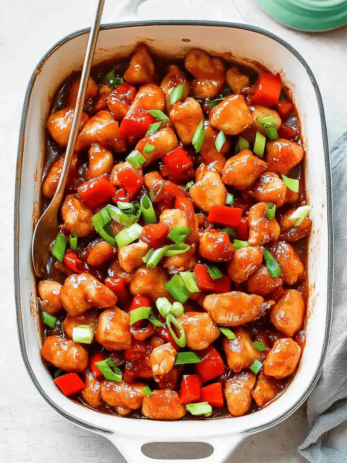 Baked Sweet and Sour Chicken