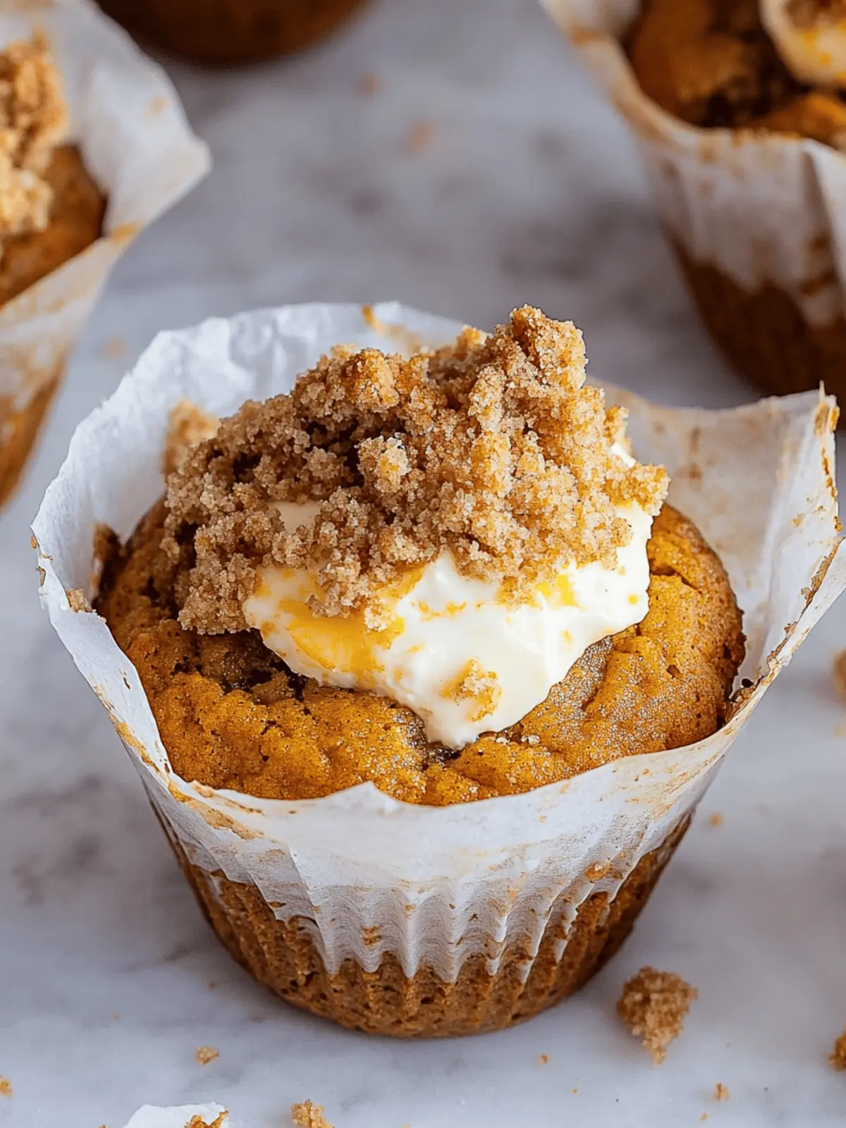 Pumpkin Cream Cheese Muffins with Crumble That Outsmart Starbucks 4 Pumpkin Cream Cheese Muffins with Crumble