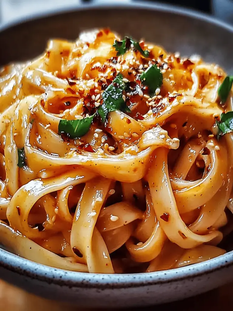 Garlic Chili Oil Noodles