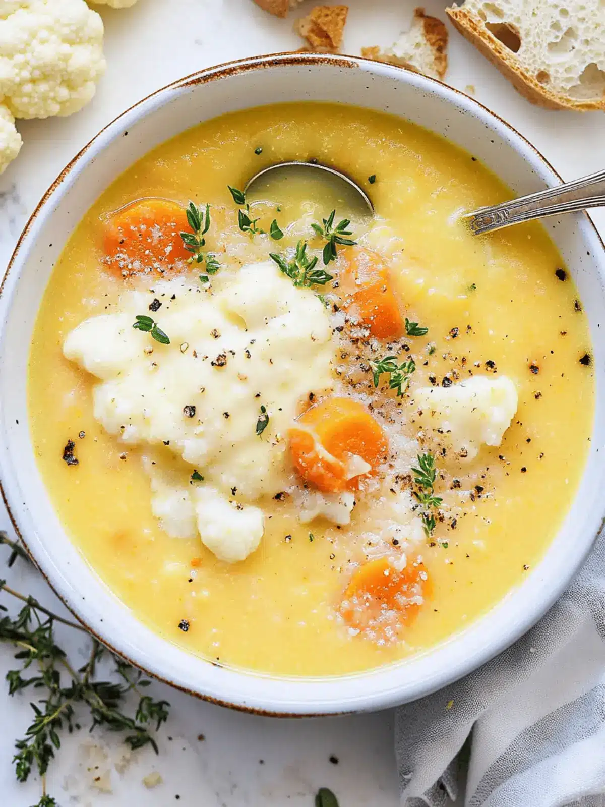 Cauliflower Carrot Soup