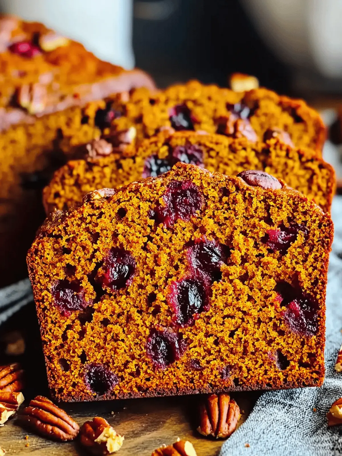 Cranberry Pecan Pumpkin Bread