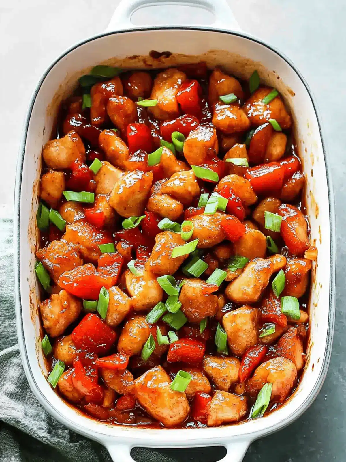 Baked Sweet and Sour Chicken