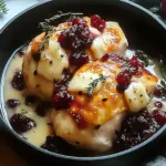Cranberry Brie Stuffed Chicken