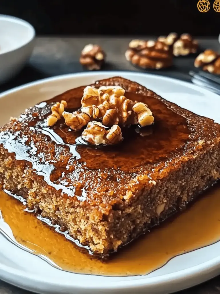 Greek Walnut Cake (Karithopita)