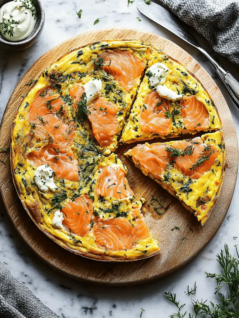 Smoked Salmon Frittata