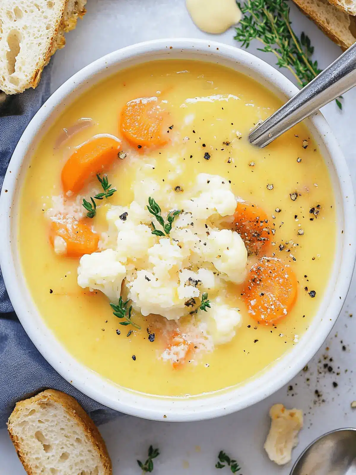 Cauliflower Carrot Soup