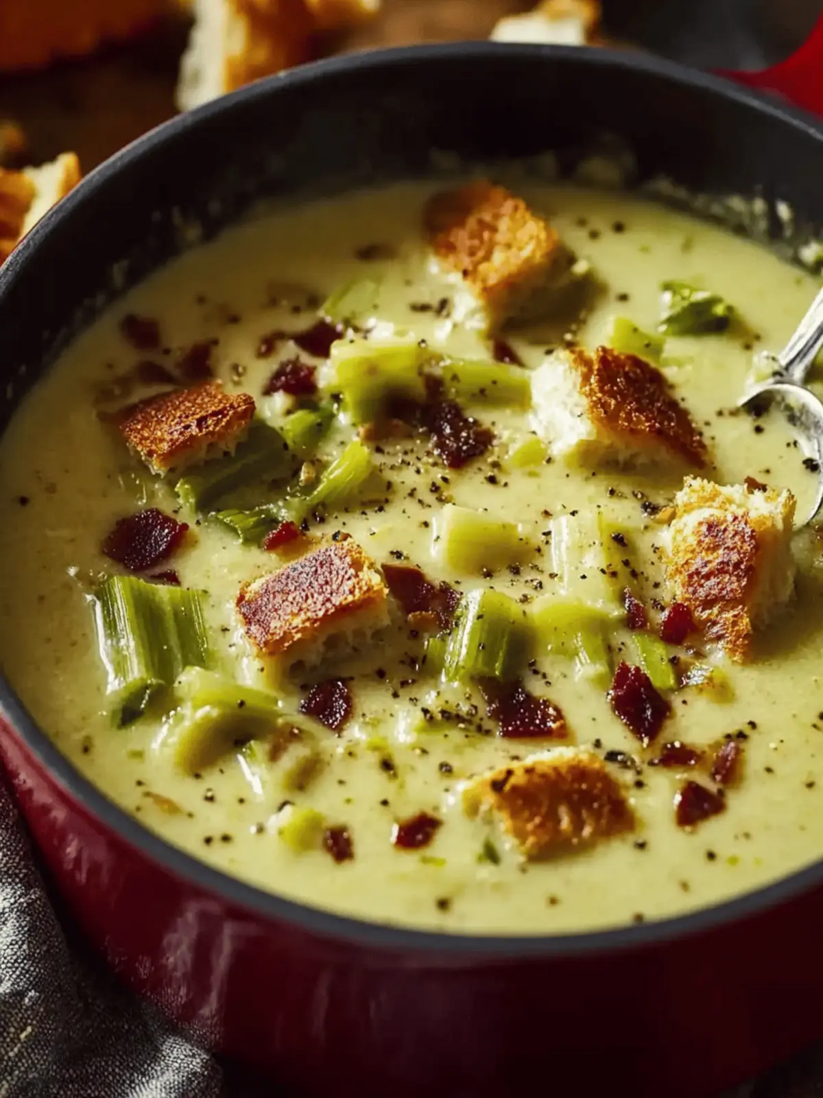 Creamy Leek and Mustard Soup for Cozy Nights In 2 Creamy Leek and Mustard Soup