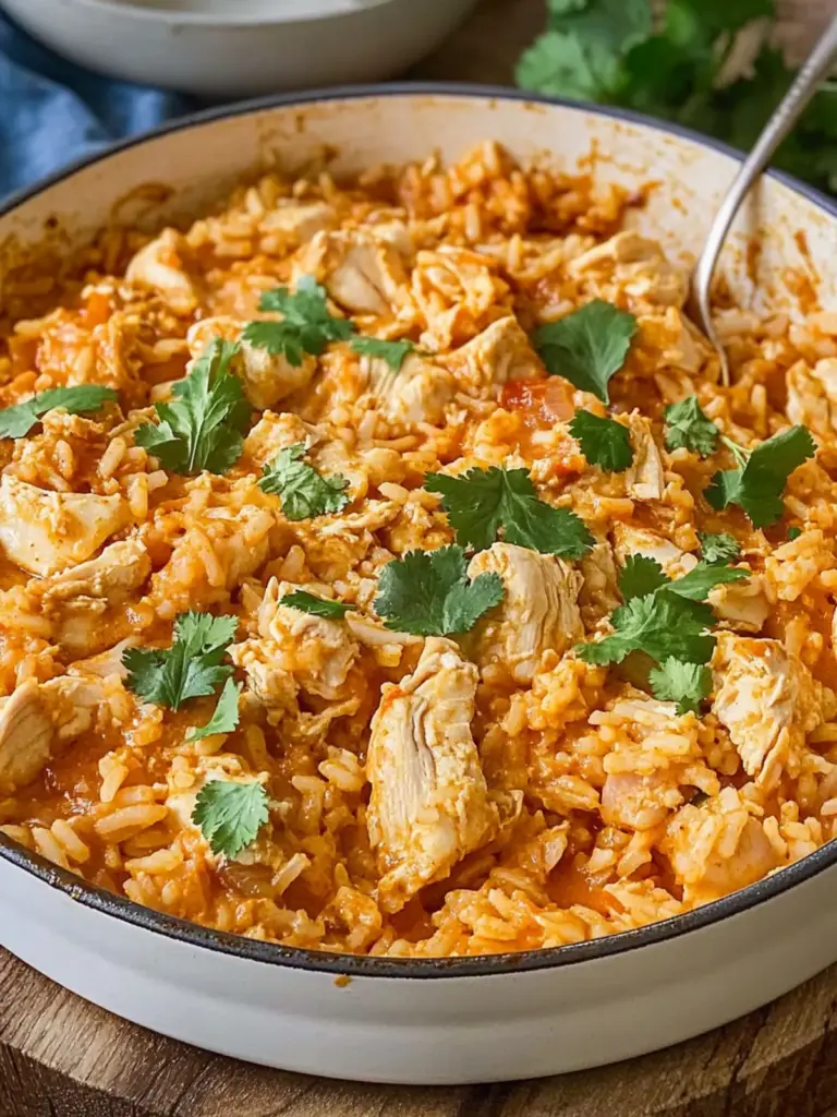 Butter Chicken Rice Casserole