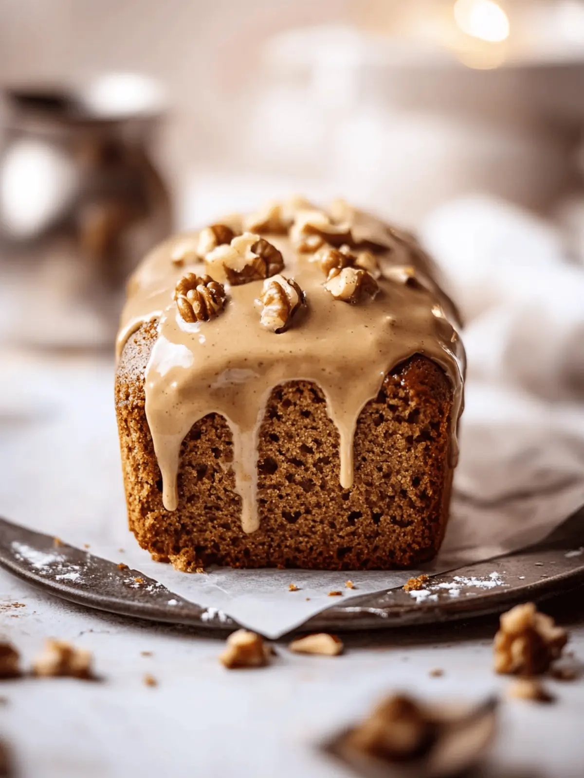 Coffee and Walnut Loaf Cake