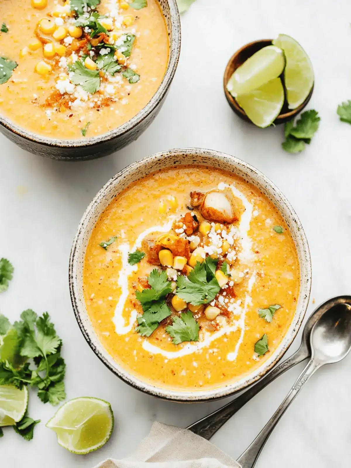 Slow Cooker Mexican Street Corn Soup