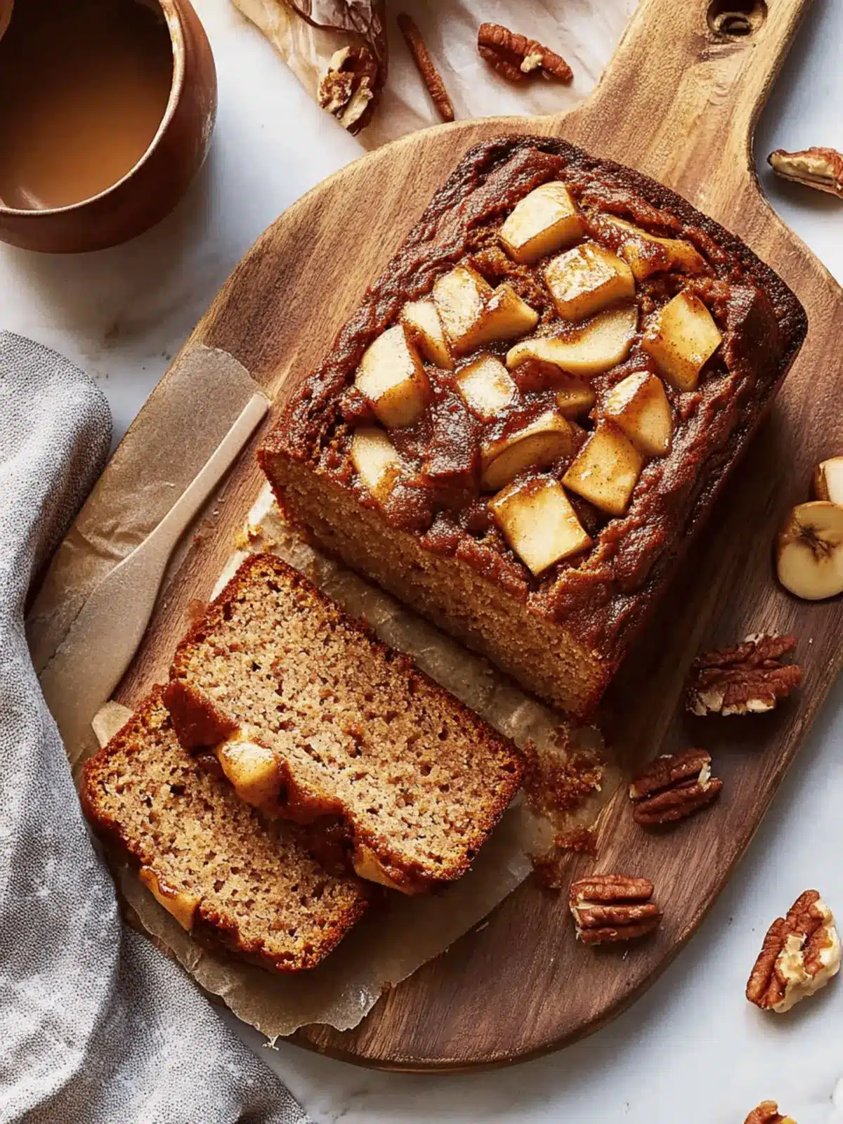Delicious High Protein Cinnamon Apple Banana Bread Recipe 3 High Protein Cinnamon Apple Banana Bread