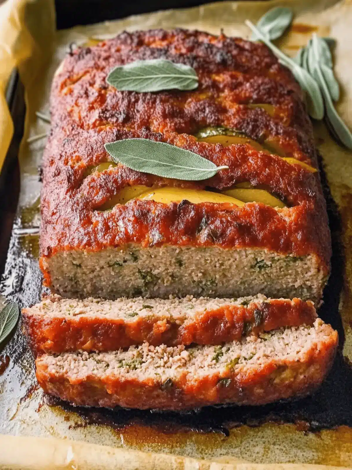 Savory Pork, Apple and Sage Meatloaf for Cozy Nights 3 Pork, Apple and Sage Meatloaf