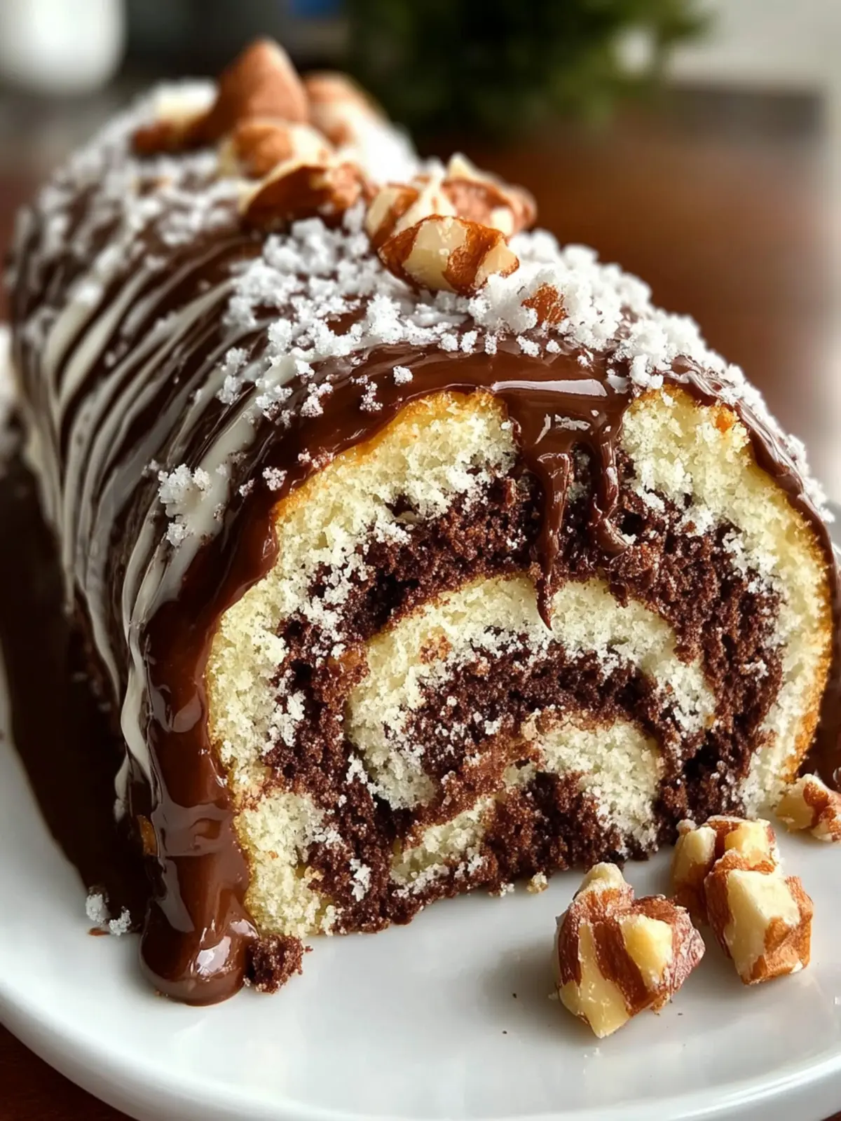 Amazing German Chocolate Cake Roll Recipe