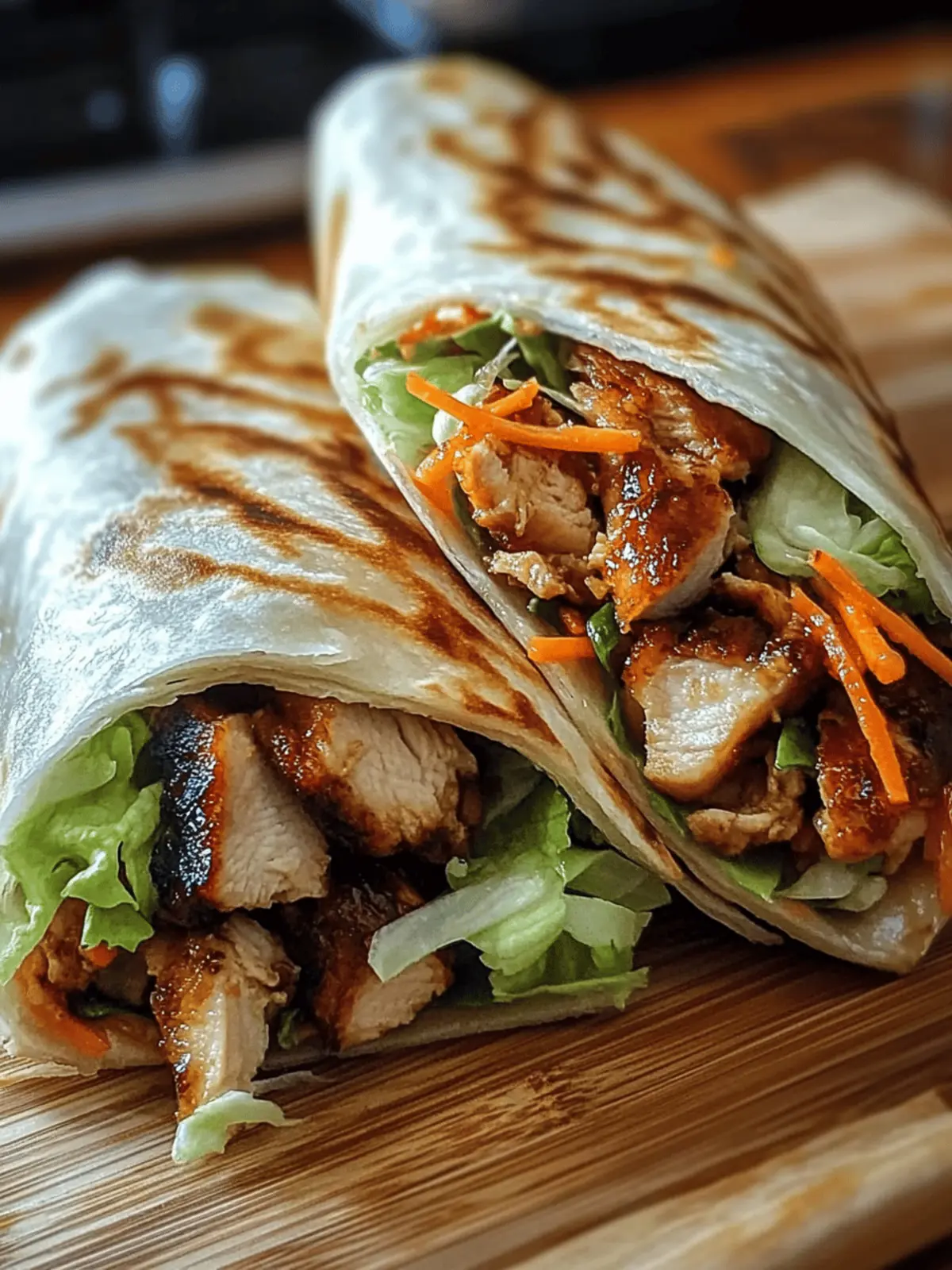 Teriyaki Chicken Wrap Recipe