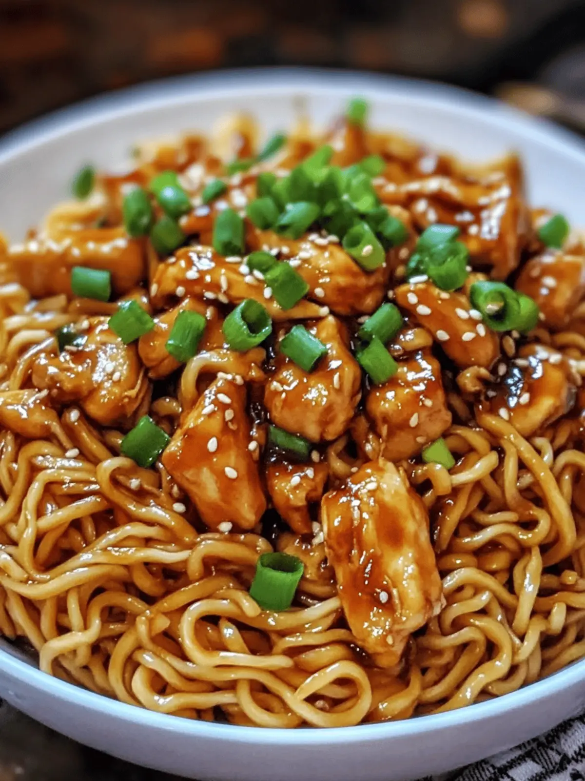 Sticky Garlic Chicken Noodles: Your New Weeknight Favorite 3 Sticky Garlic Chicken Noodles