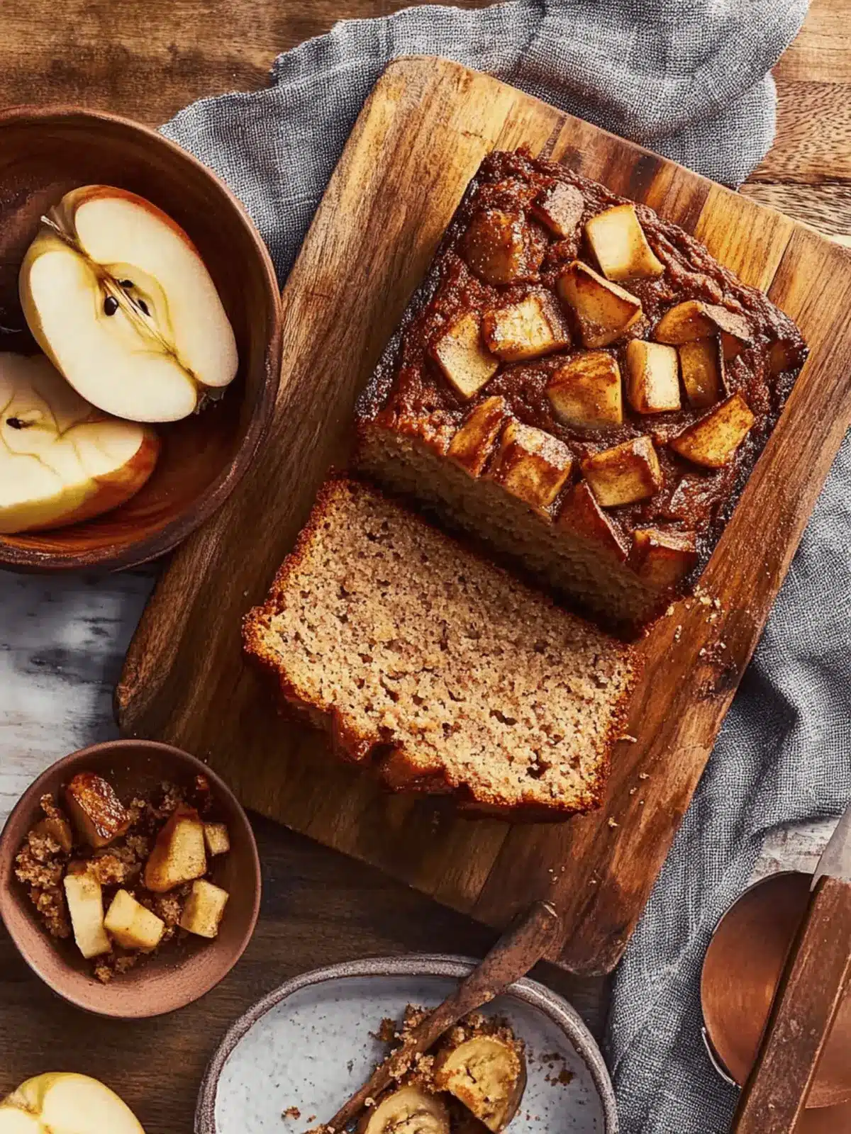 Delicious High Protein Cinnamon Apple Banana Bread Recipe 4 High Protein Cinnamon Apple Banana Bread