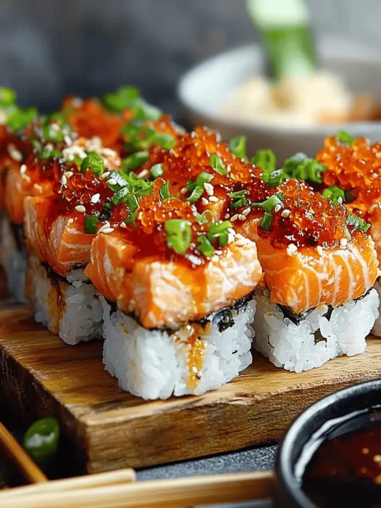 Spicy Salmon Sushi Bake Recipe