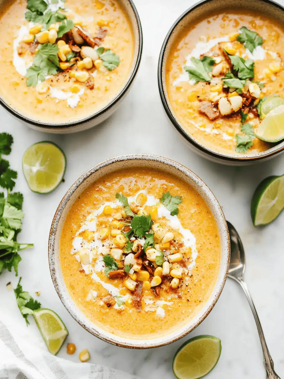 Slow Cooker Mexican Street Corn Soup