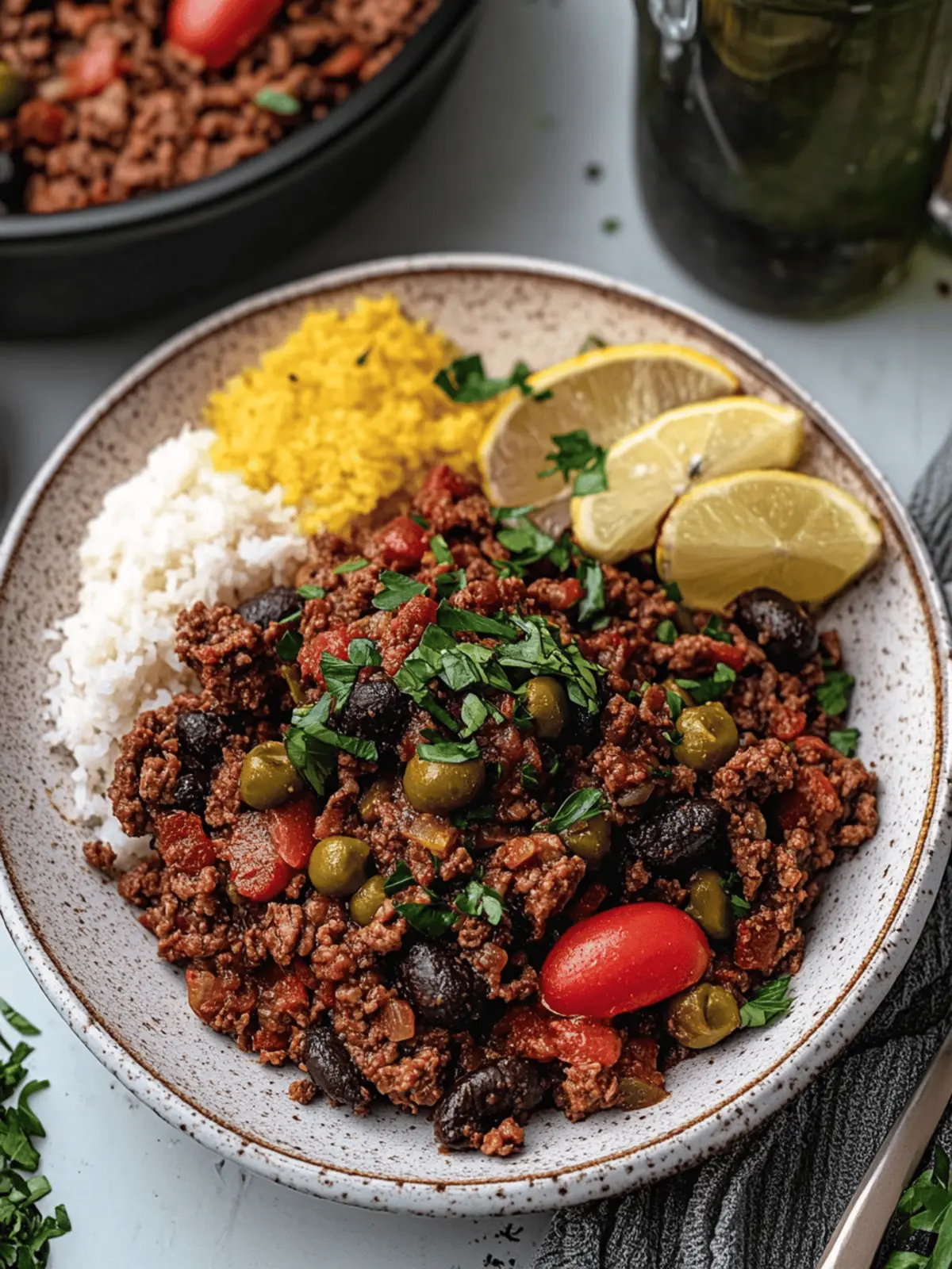 Cuban Beef Picadillo