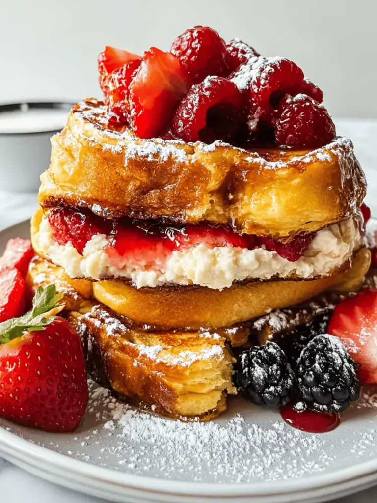 Stuffed Brioche French Toast
