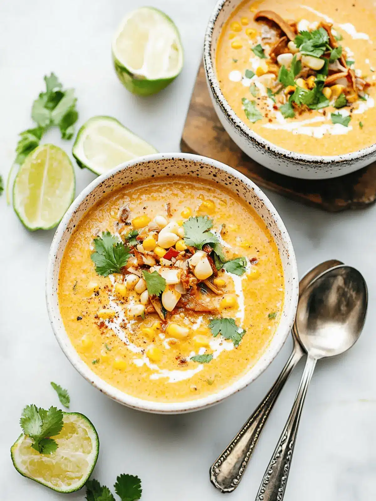 Slow Cooker Mexican Street Corn Soup
