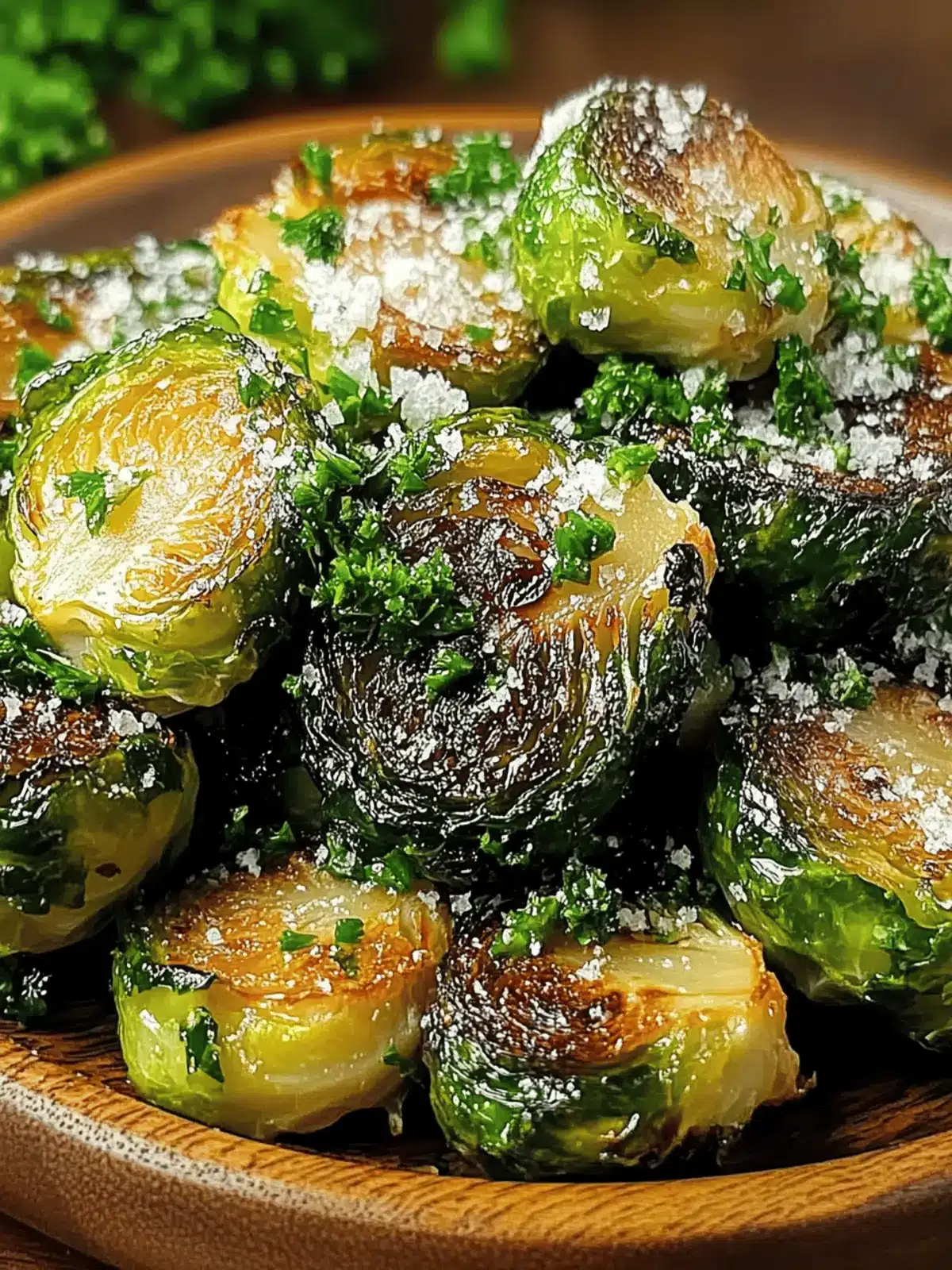 Crispy Garlic Butter Roasted Brussels Sprouts You’ll Love Today 4 Crispy Garlic Butter Roasted Brussels Sprouts