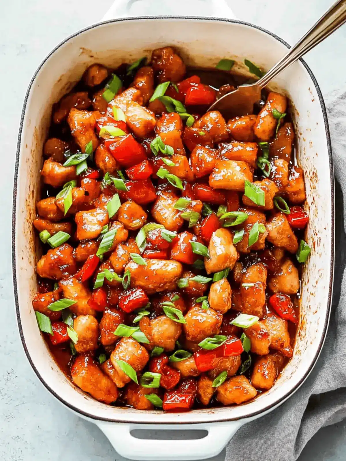 Baked Sweet and Sour Chicken