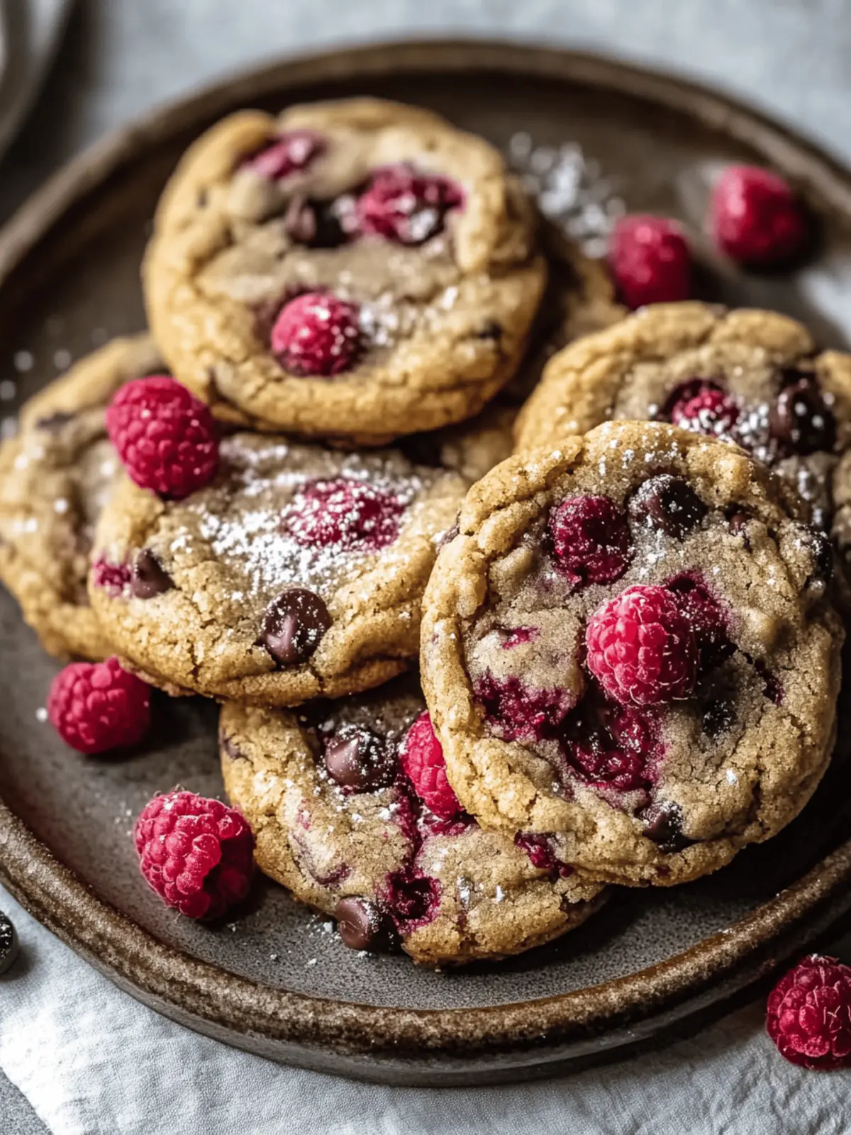 Irresistible Brown Butter Raspberry Chocolate Chip Cookies Recipe 2 Brown Butter Raspberry Chocolate Chip Cookies