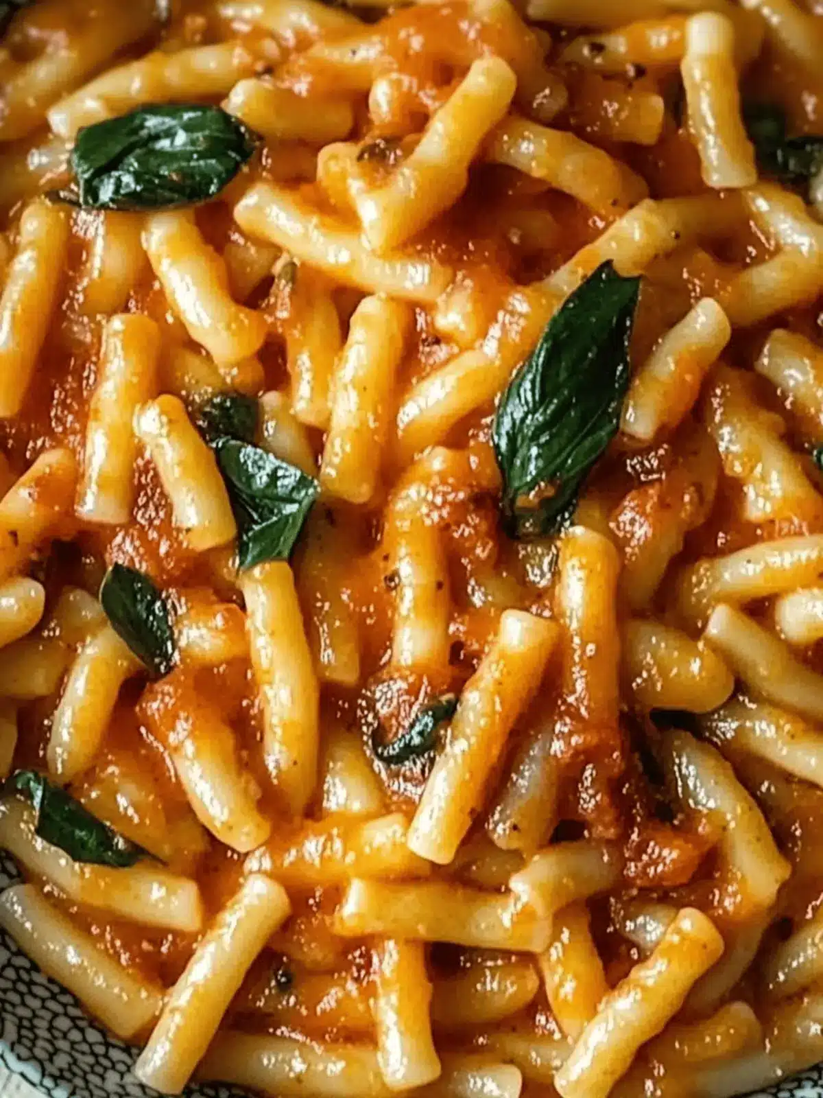 Creamy Basil & Calabrian Chili Cavatelli