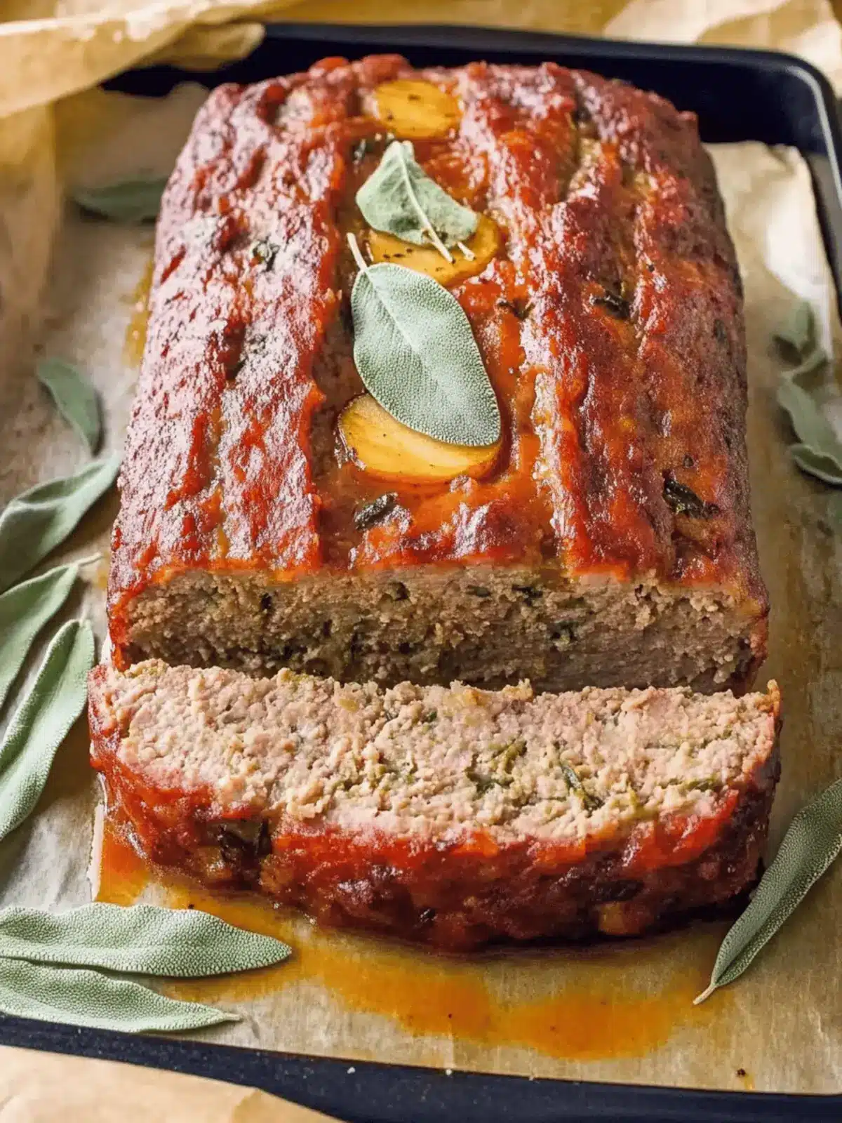 Savory Pork, Apple and Sage Meatloaf for Cozy Nights 5 Pork, Apple and Sage Meatloaf